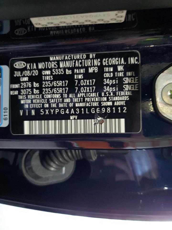 2020 KIA SORENTO