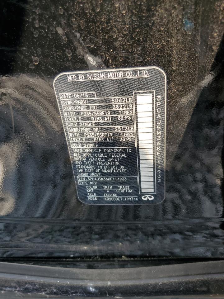 2019 INFINITI QX50