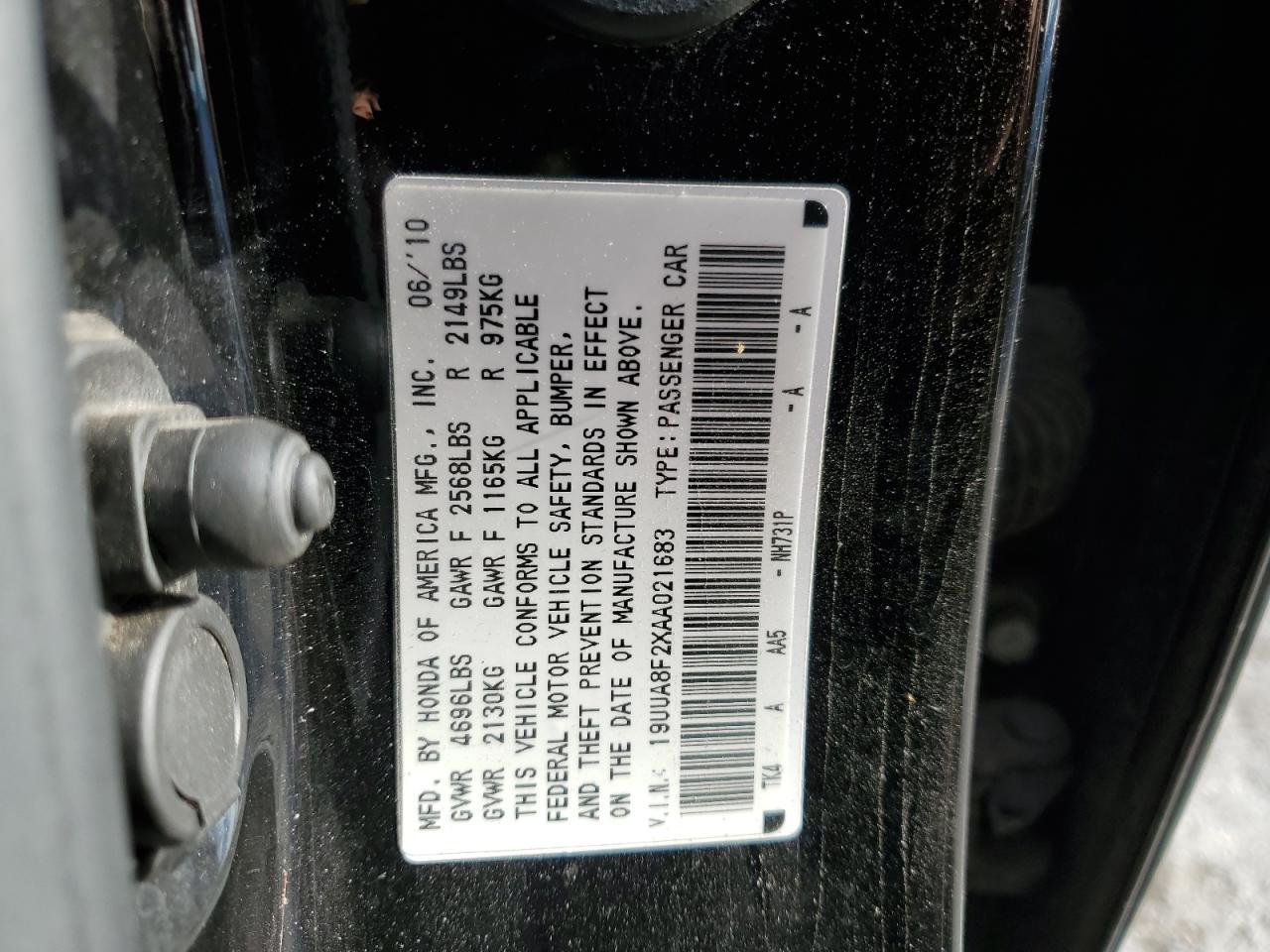 2010 ACURA TL