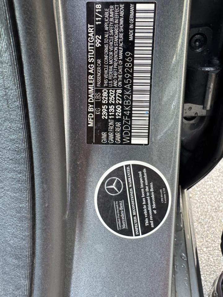 2019 MERCEDES-BENZ E-Class