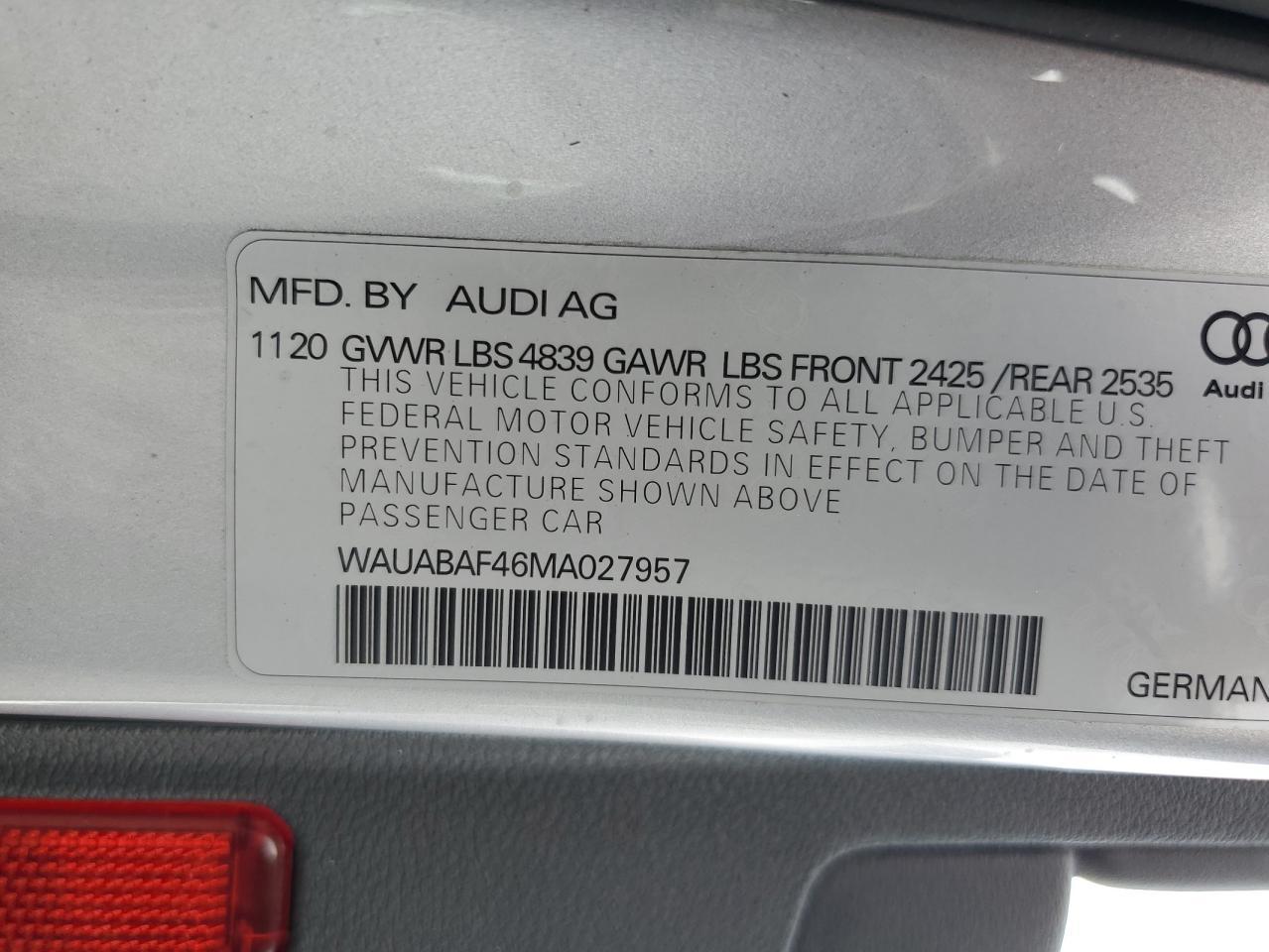 2021 AUDI A4