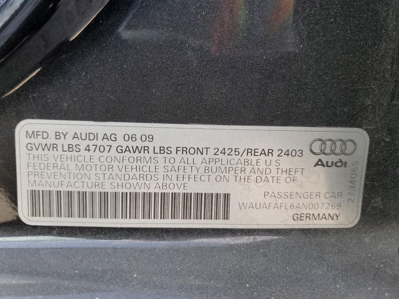 2010 AUDI A4