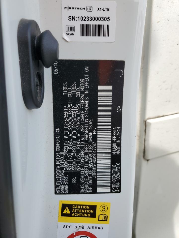 2010 TOYOTA HIGHLANDER
