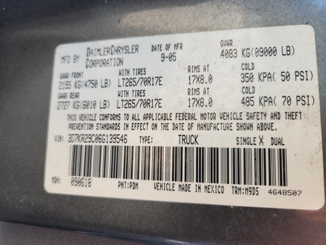 2006 DODGE Ram 2500