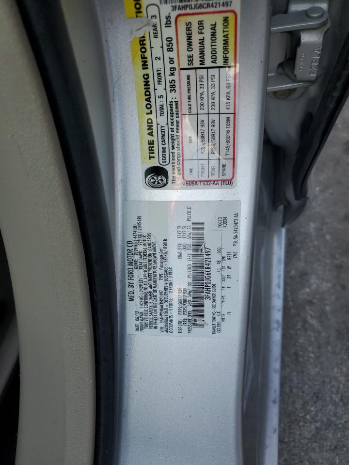 2012 FORD FUSION