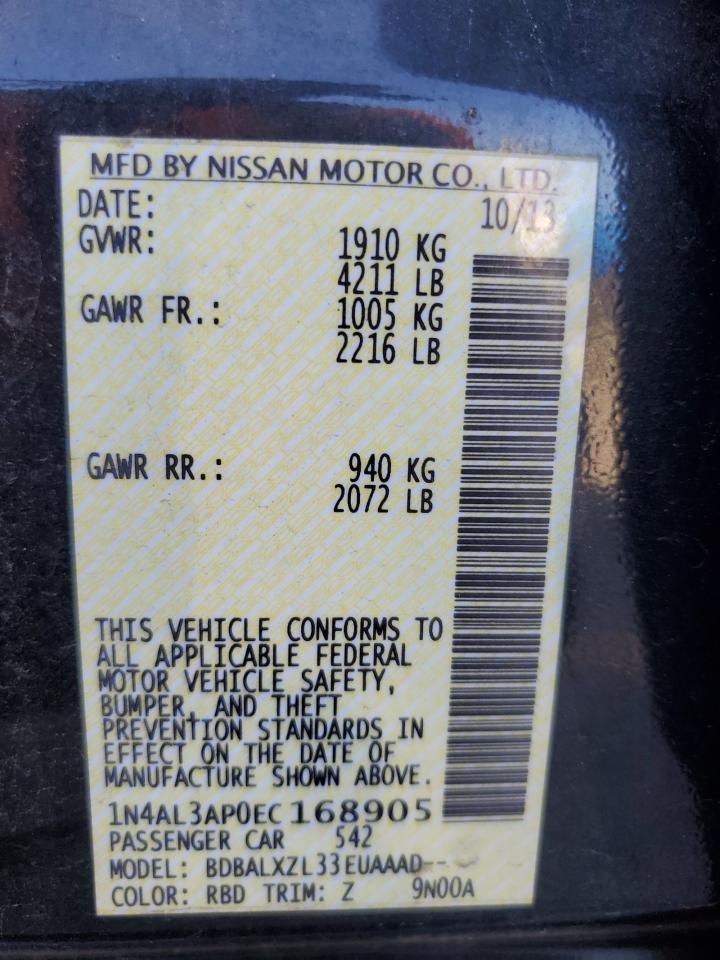 2014 NISSAN ALTIMA