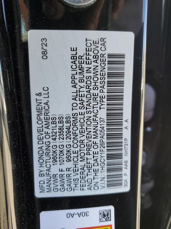 2023 HONDA ACCORD