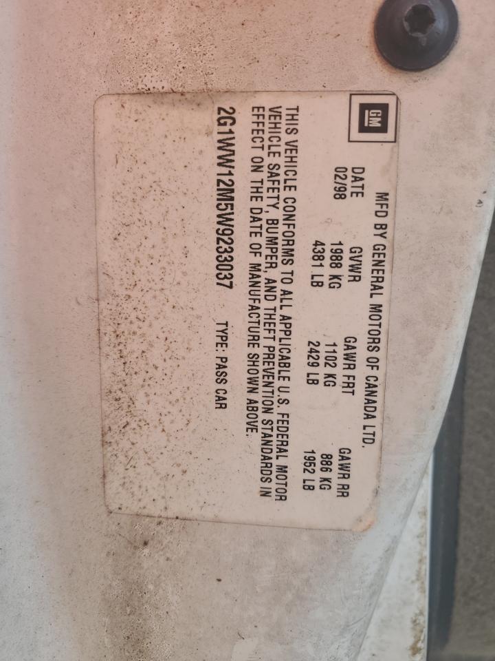 1998 CHEVROLET Monte Carlo
