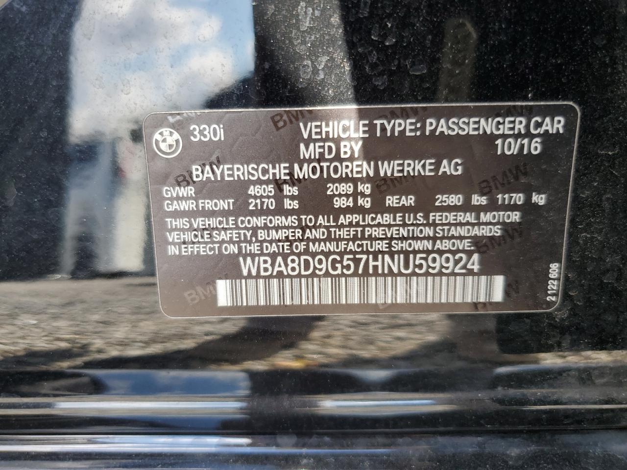 2017 BMW 3 SERIES