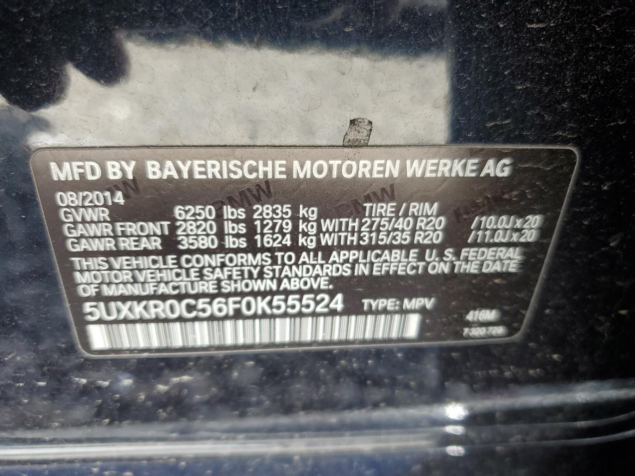 2015 BMW X5