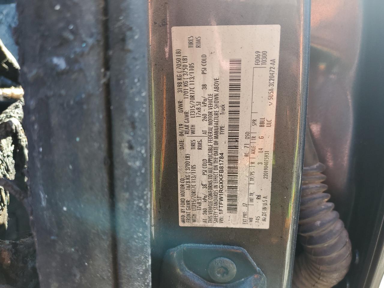2019 FORD F-150