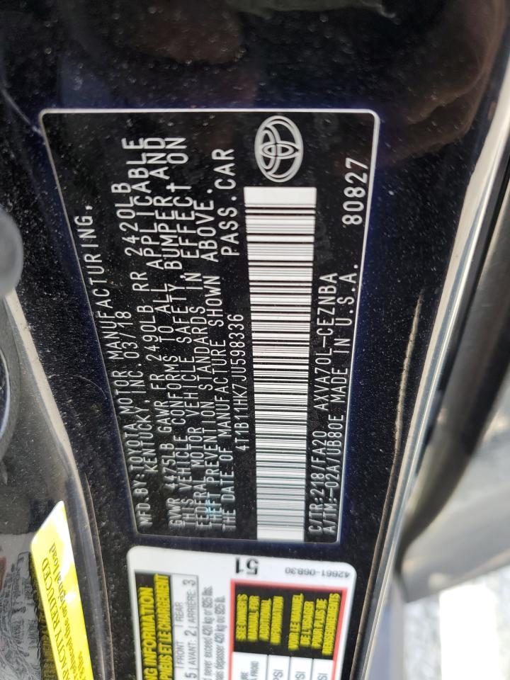 2018 TOYOTA CAMRY