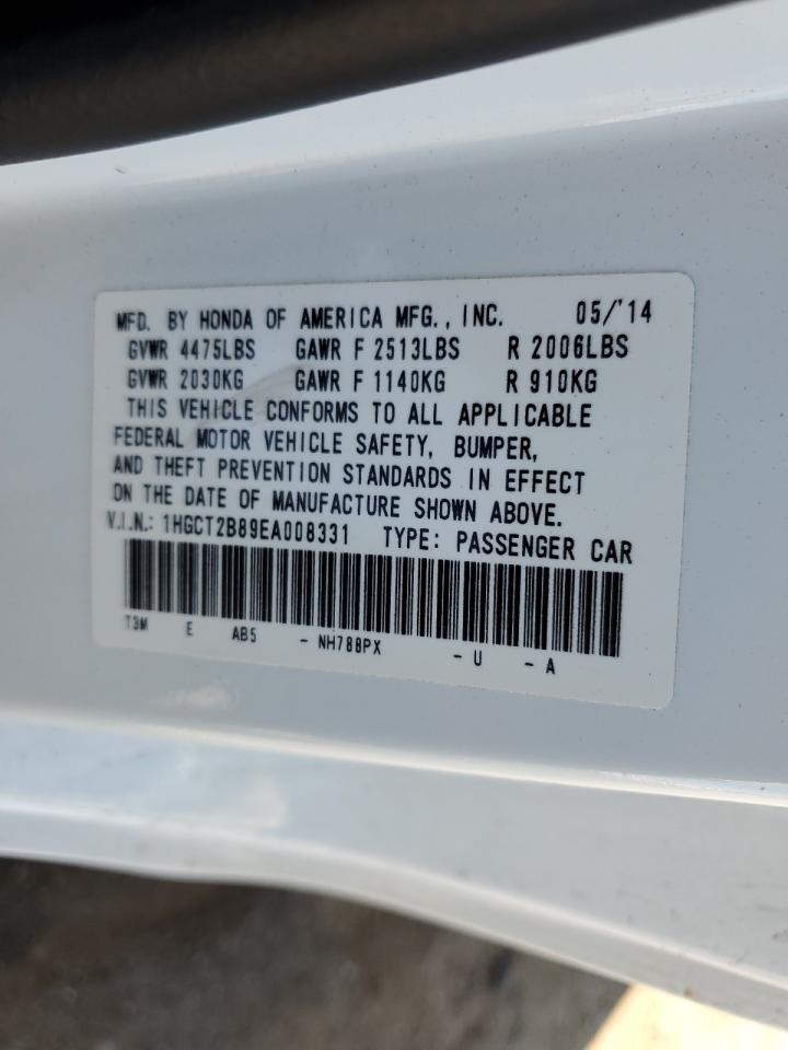2014 HONDA ACCORD