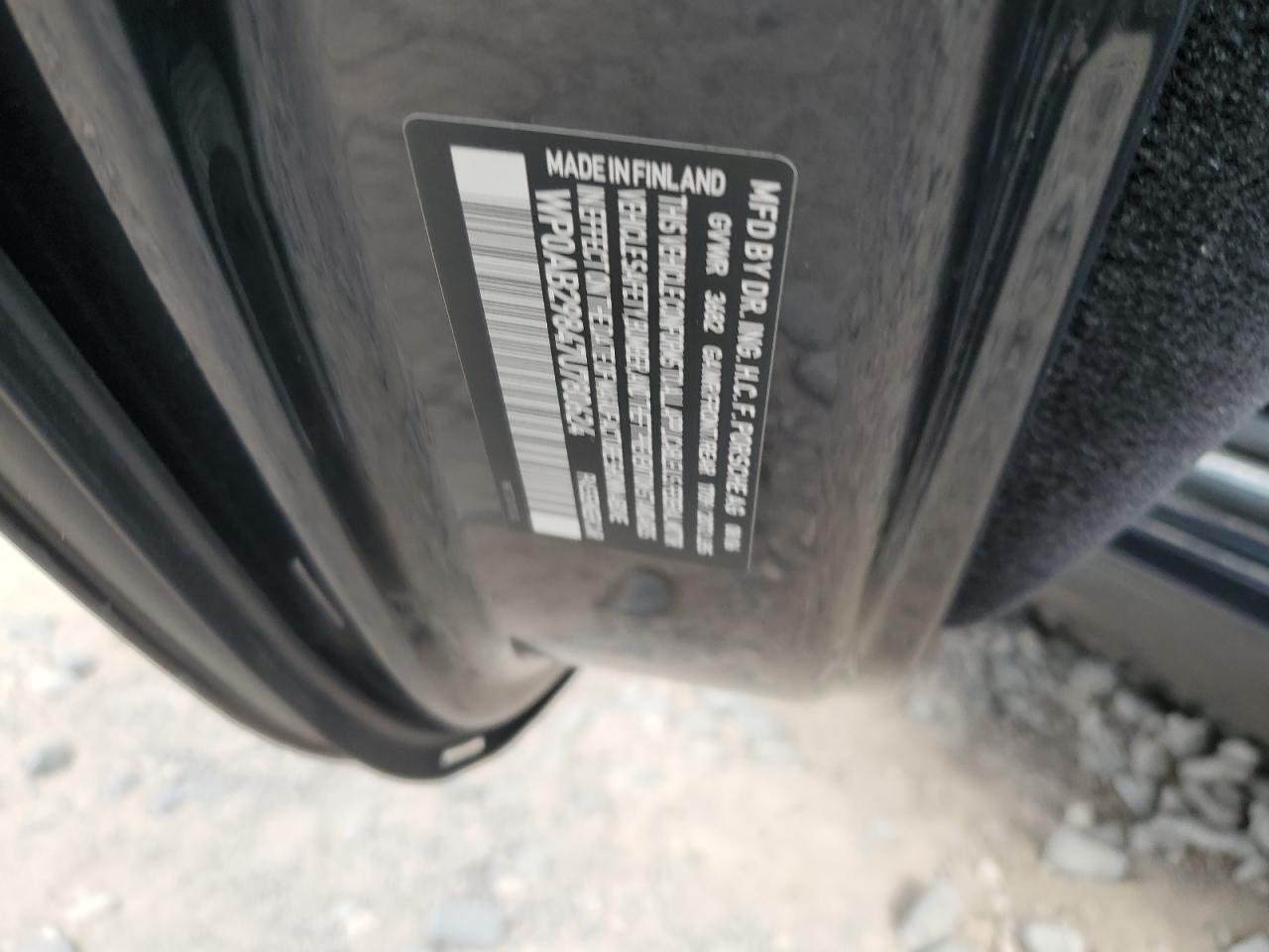 2007 PORSCHE Cayman