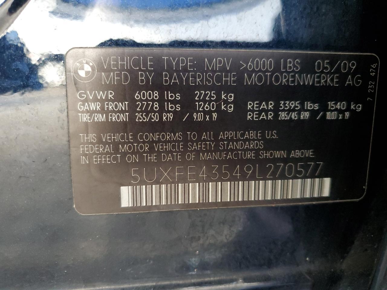 2009 BMW X5