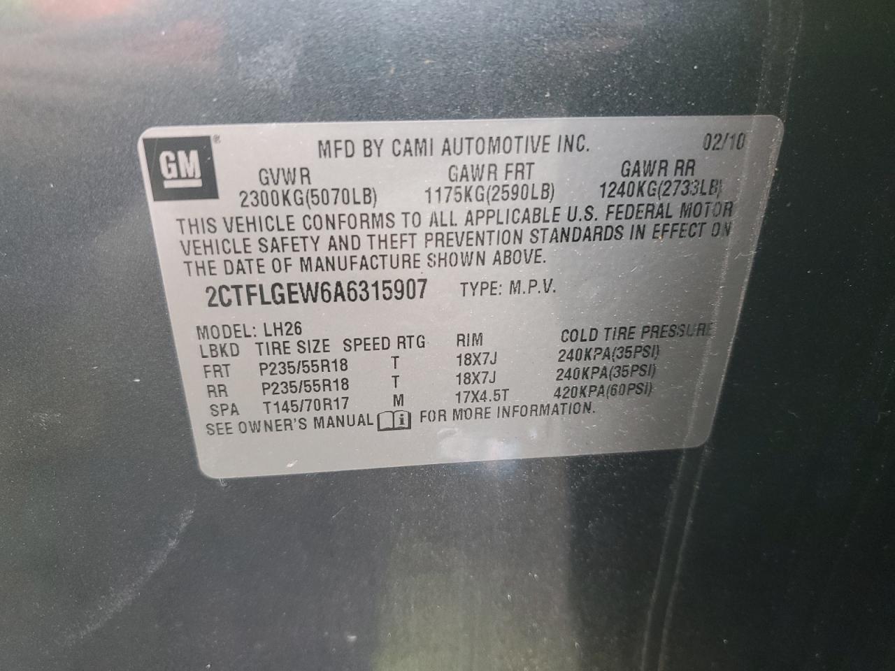 2010 GMC Terrain