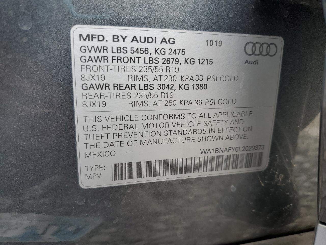2020 AUDI Q5