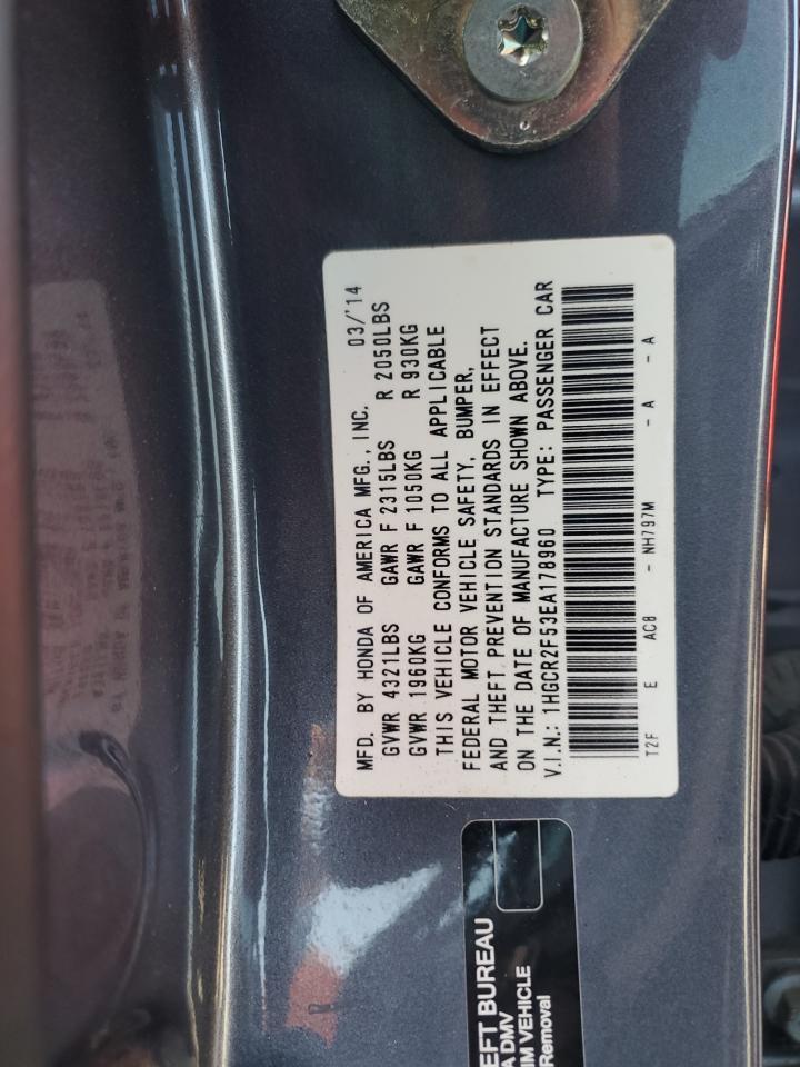 2014 HONDA ACCORD
