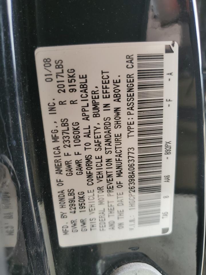2008 HONDA ACCORD