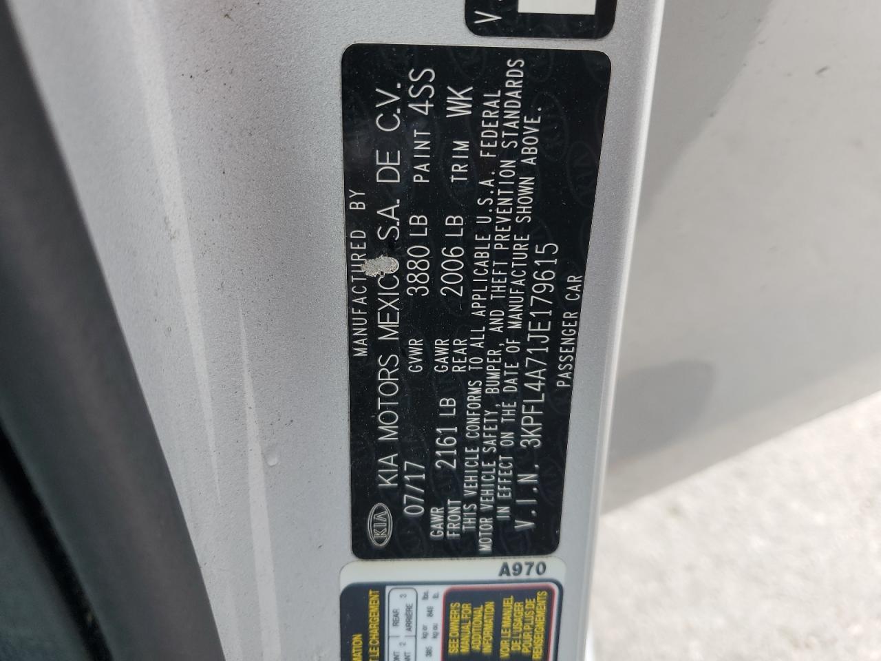 2018 KIA FORTE