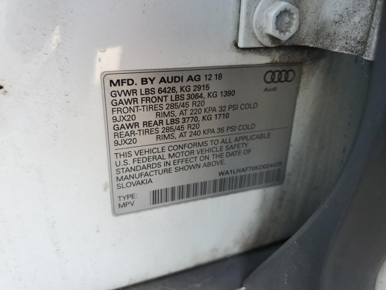 2019 AUDI Q7