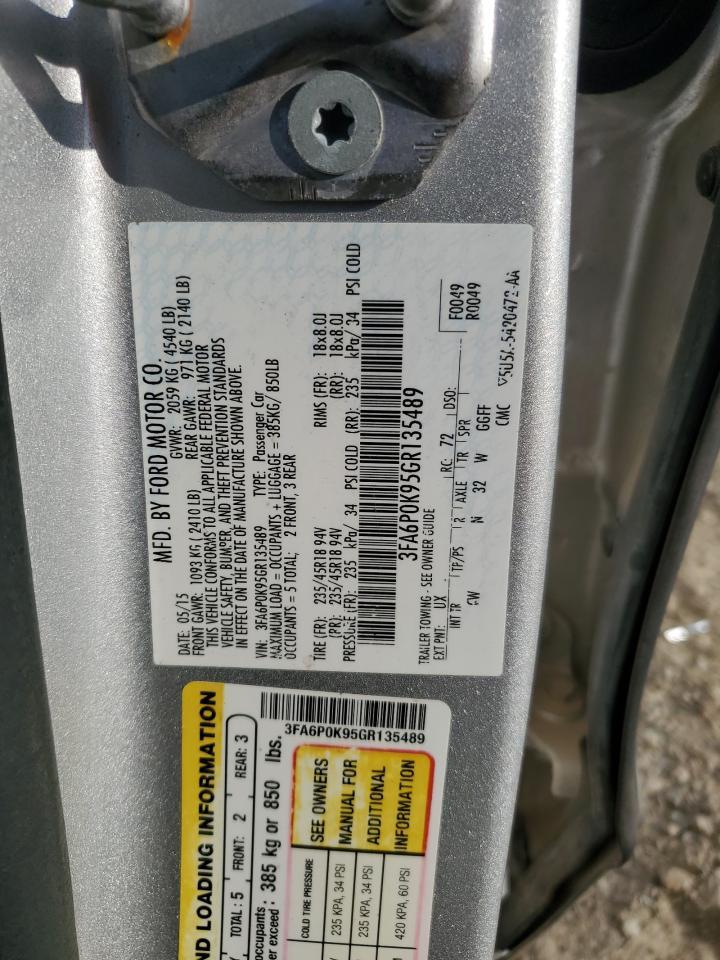 2016 FORD FUSION