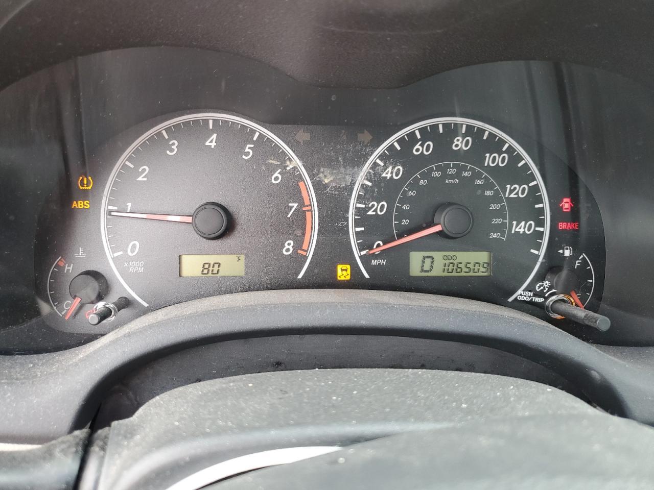 2012 TOYOTA COROLLA