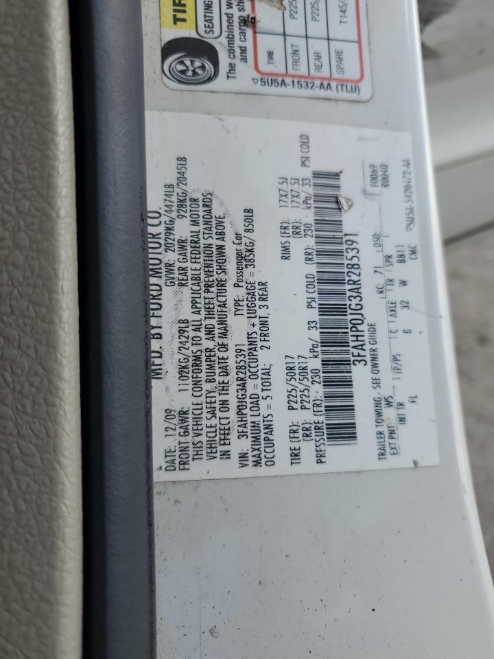 2010 FORD FUSION