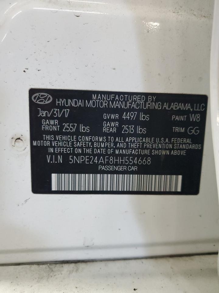 2017 HYUNDAI SONATA