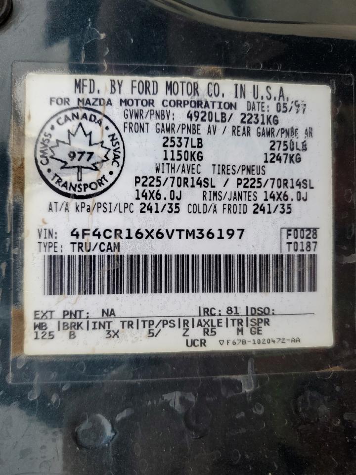 1997 MAZDA B4000