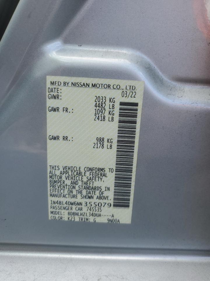 2022 NISSAN ALTIMA
