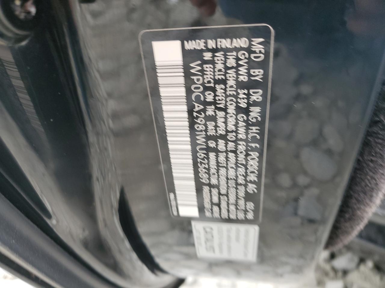 1998 PORSCHE Boxster
