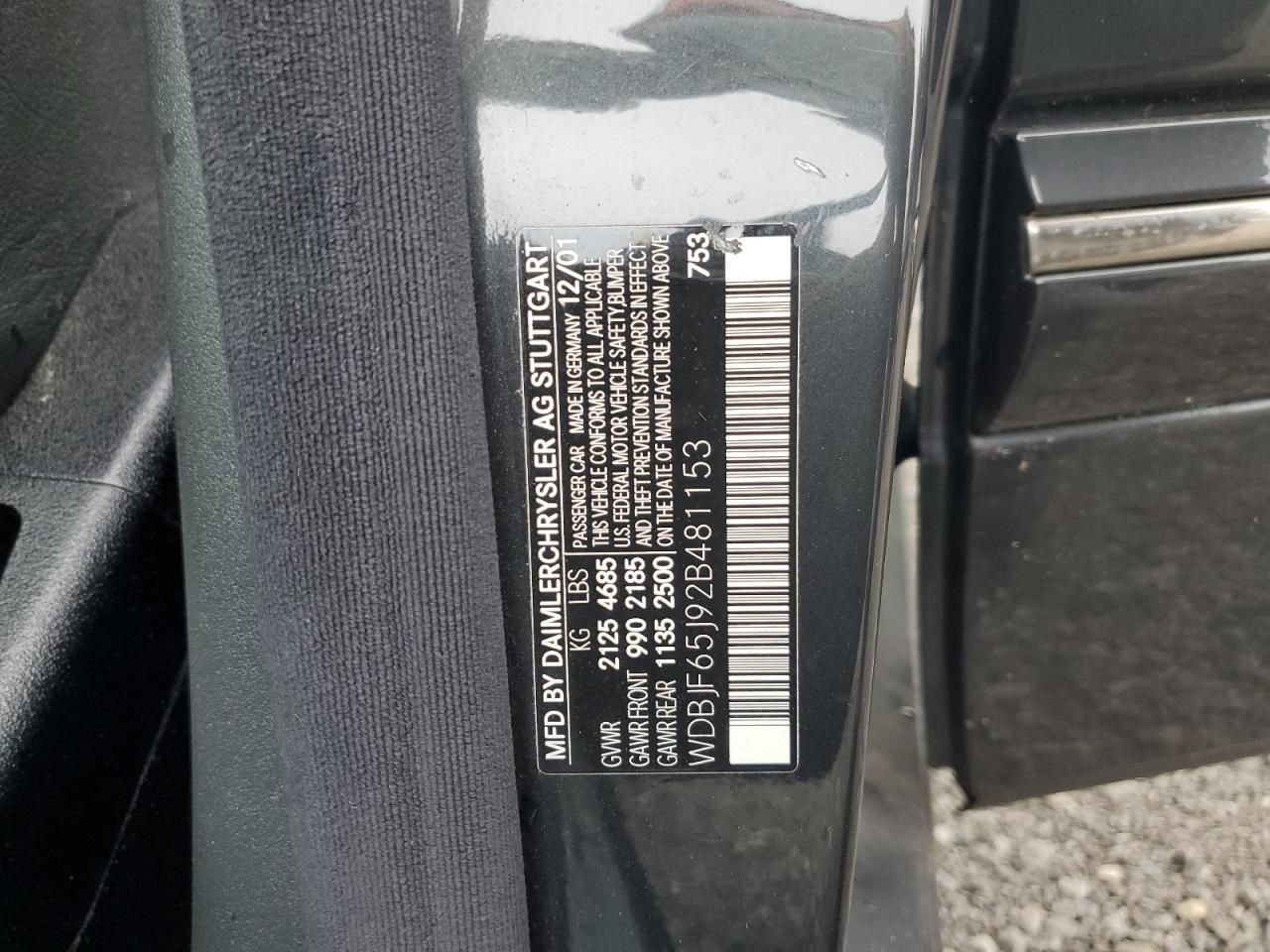 2002 MERCEDES-BENZ E-Class