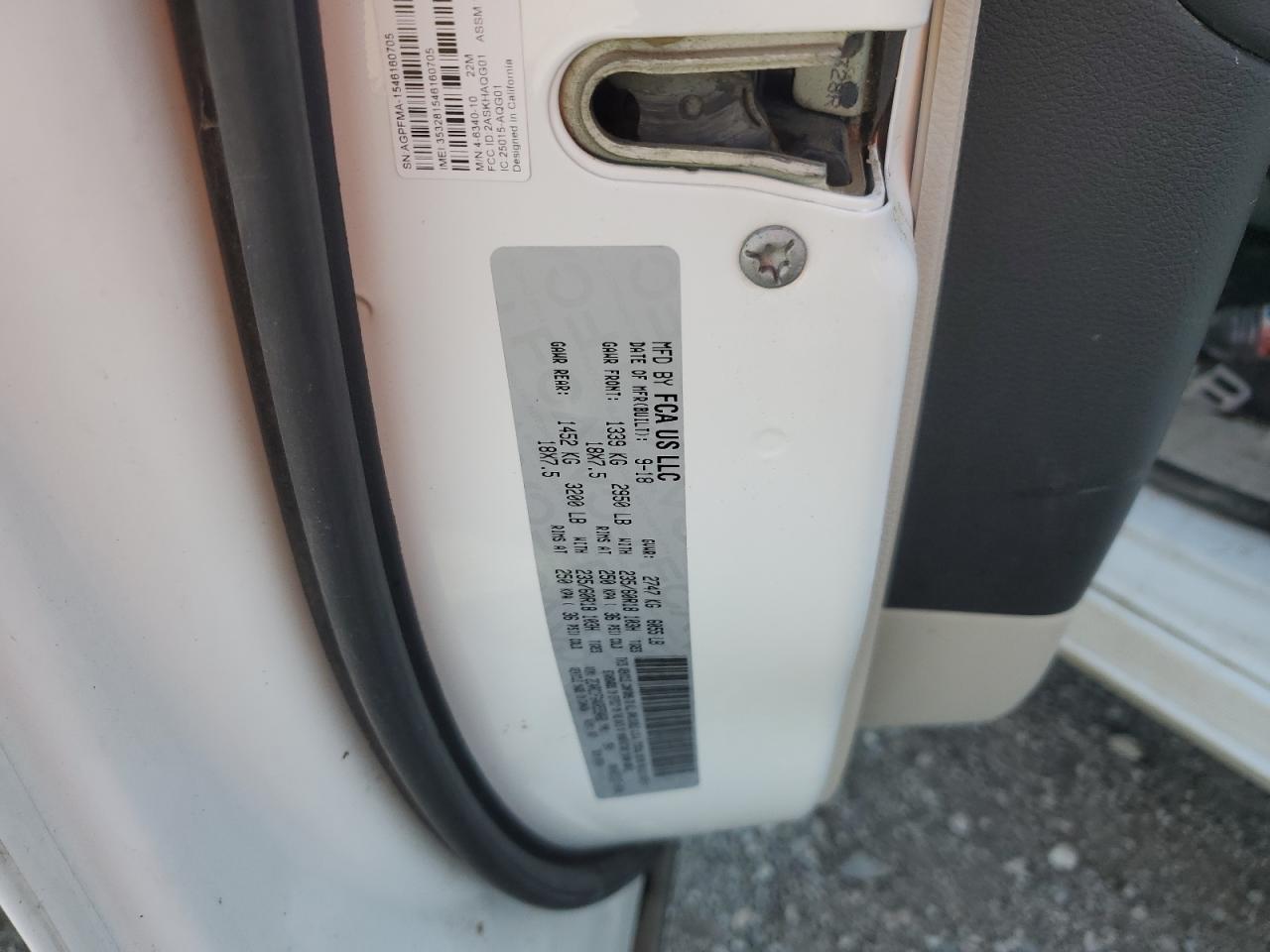 2019 CHRYSLER Pacifica