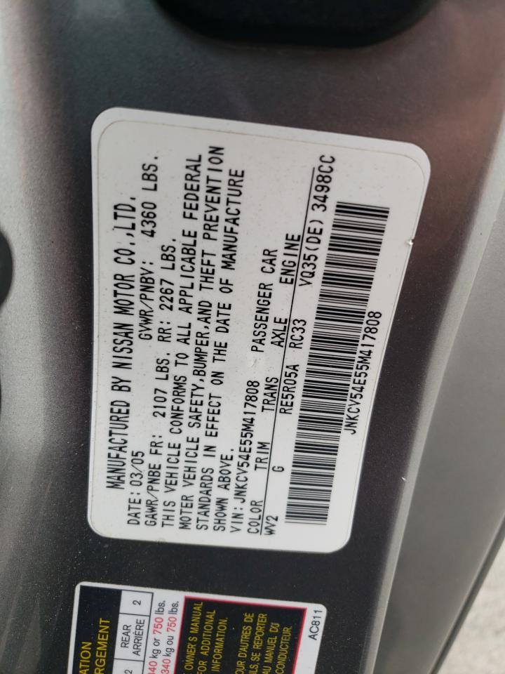 2005 INFINITI G35
