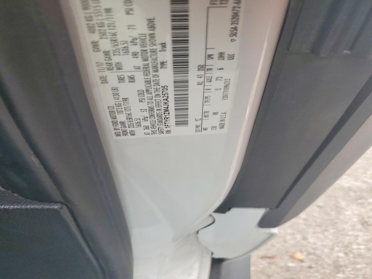 2018 FORD Transit
