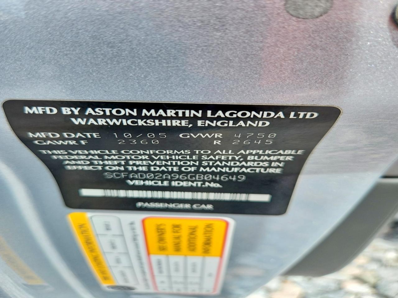 2006 Aston Martin DB9