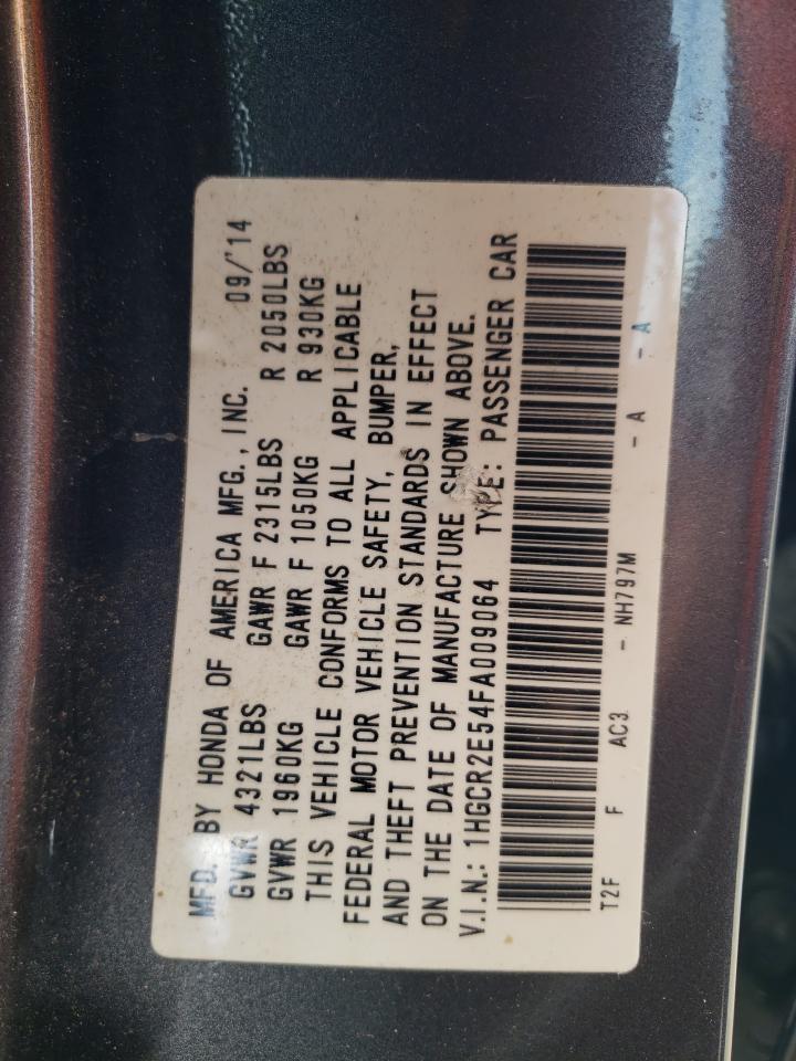 2015 HONDA ACCORD
