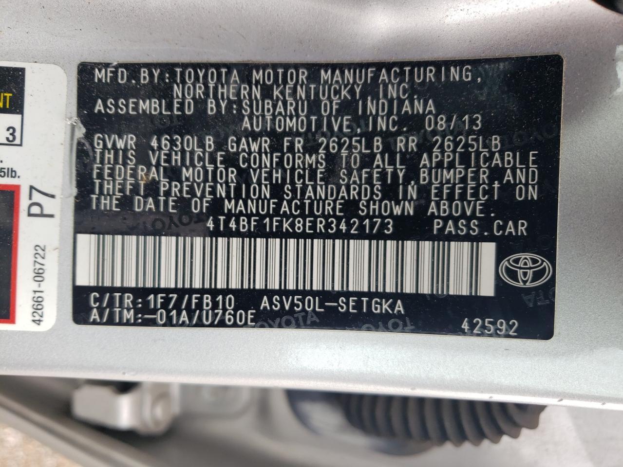 2014 TOYOTA CAMRY