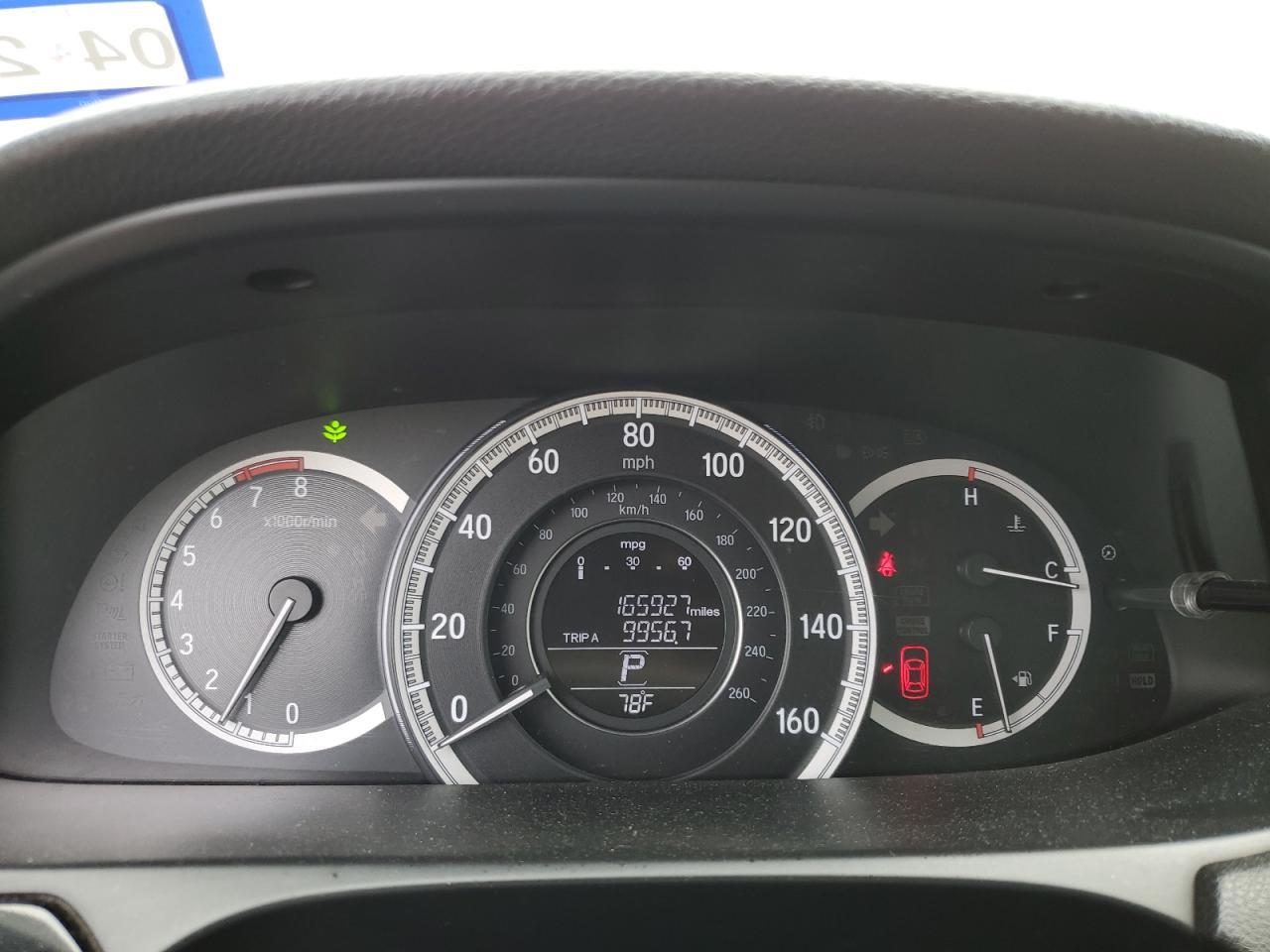 2016 HONDA ACCORD