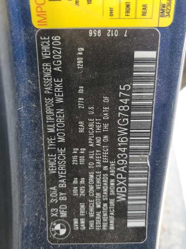 2006 BMW X3