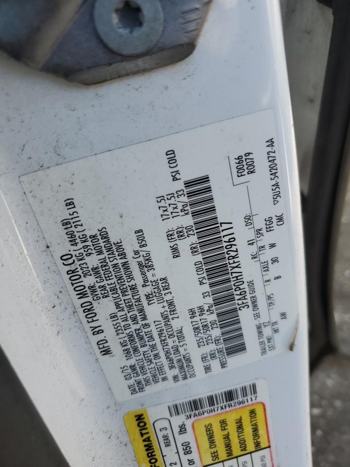 2015 FORD FUSION