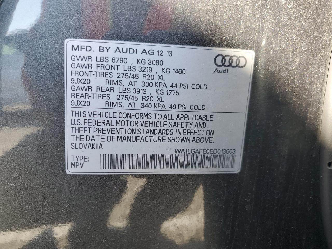 2014 AUDI Q7