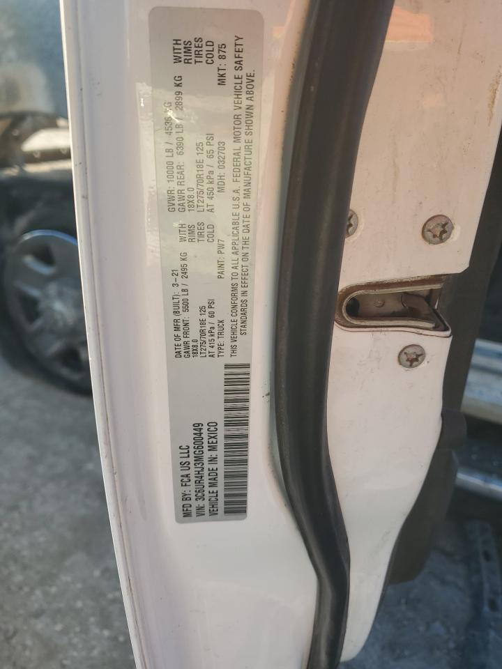 2021 RAM 2500