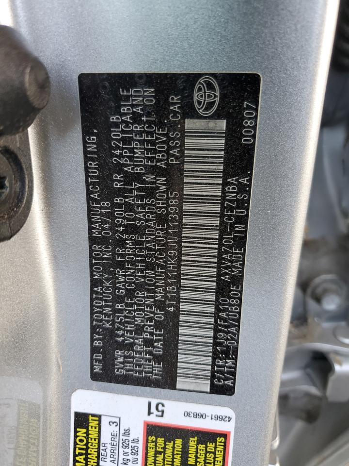 2018 TOYOTA CAMRY