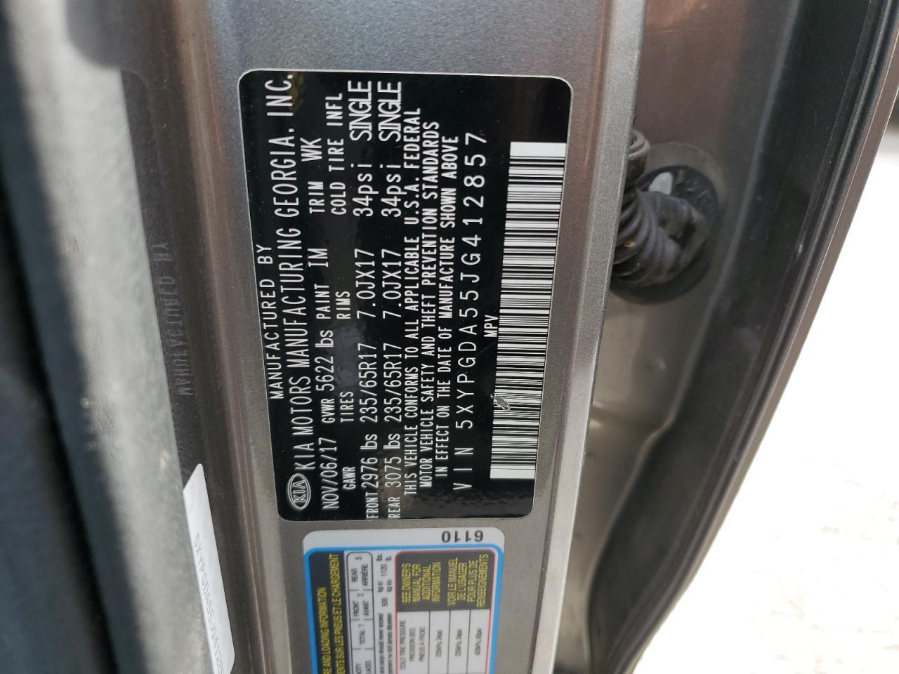 2018 KIA SORENTO