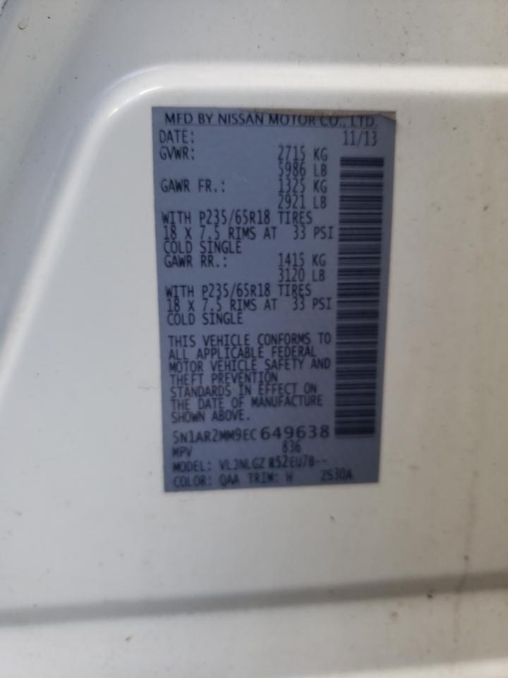 2014 NISSAN PATHFINDER
