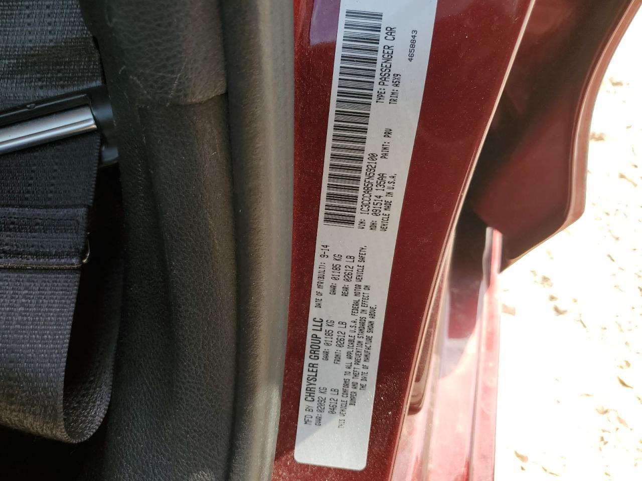 2015 CHRYSLER 200
