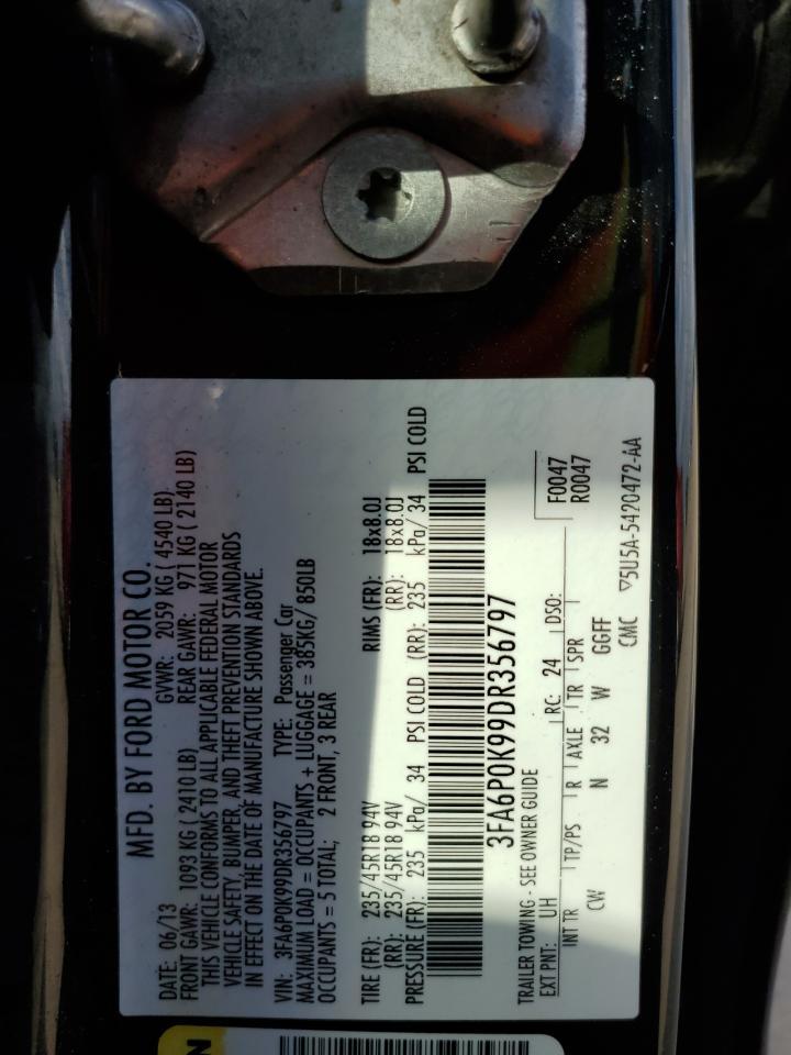 2013 FORD FUSION