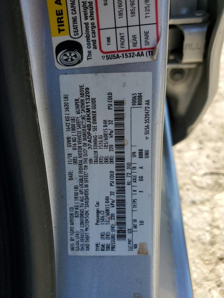 2019 FORD Fiesta